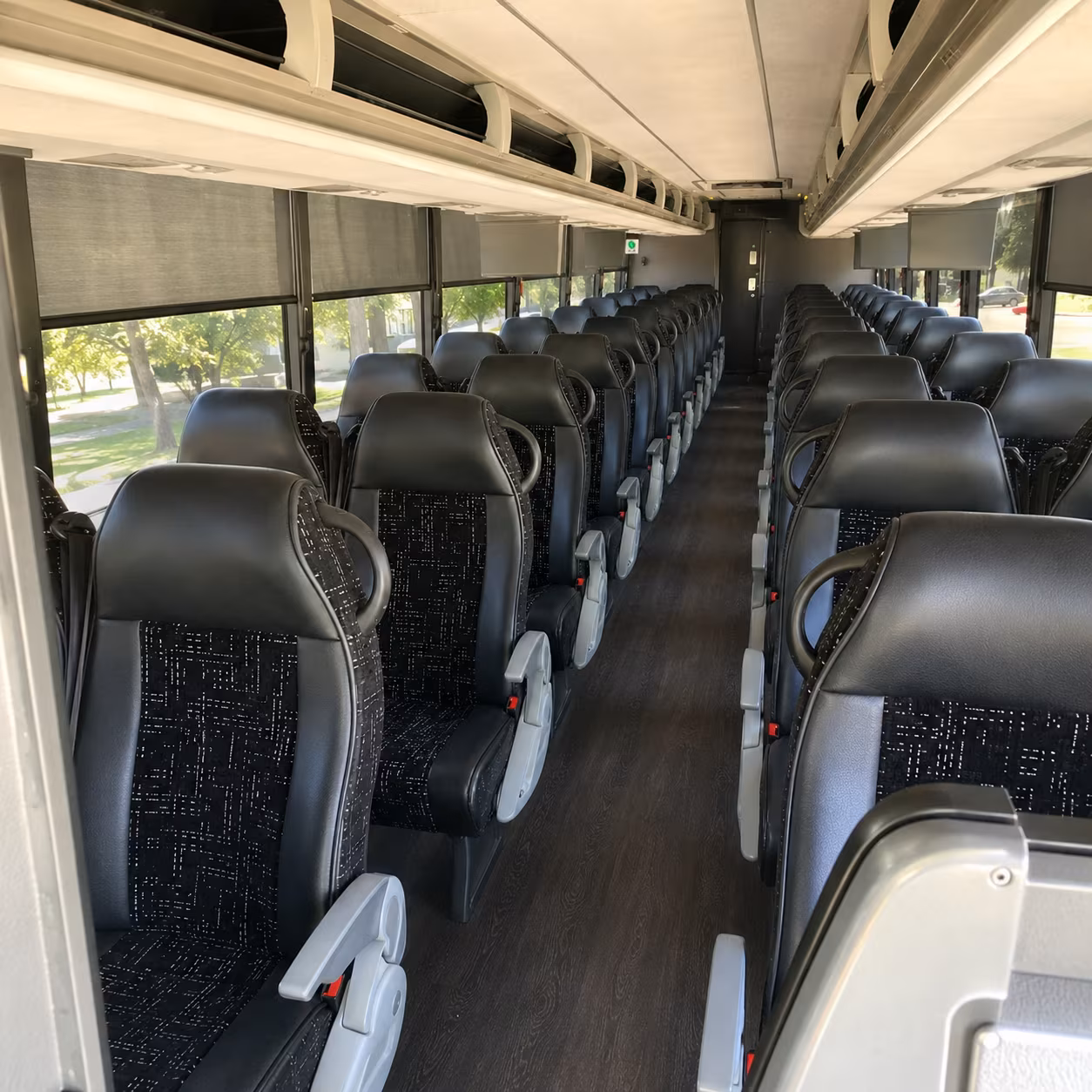 charter buses for trade show groups at the spokane arena