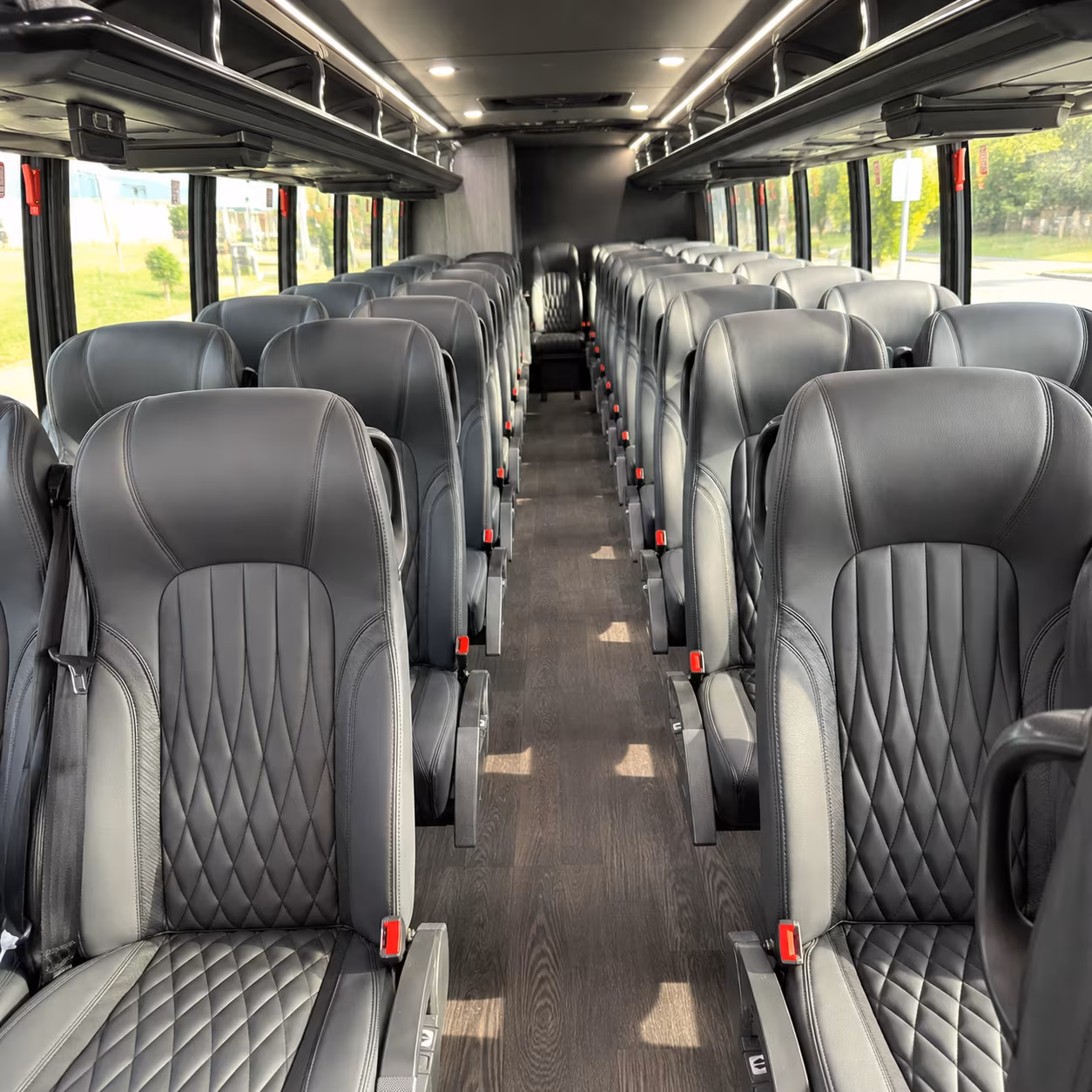 spokane valley 25 passenger minibus inside