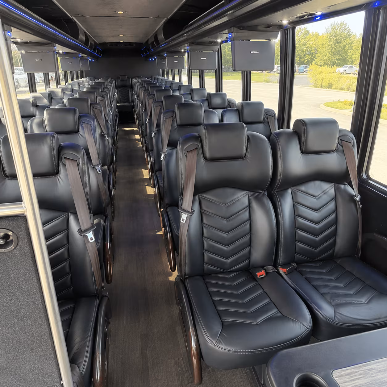 spokane valley 30 passenger minibus interior