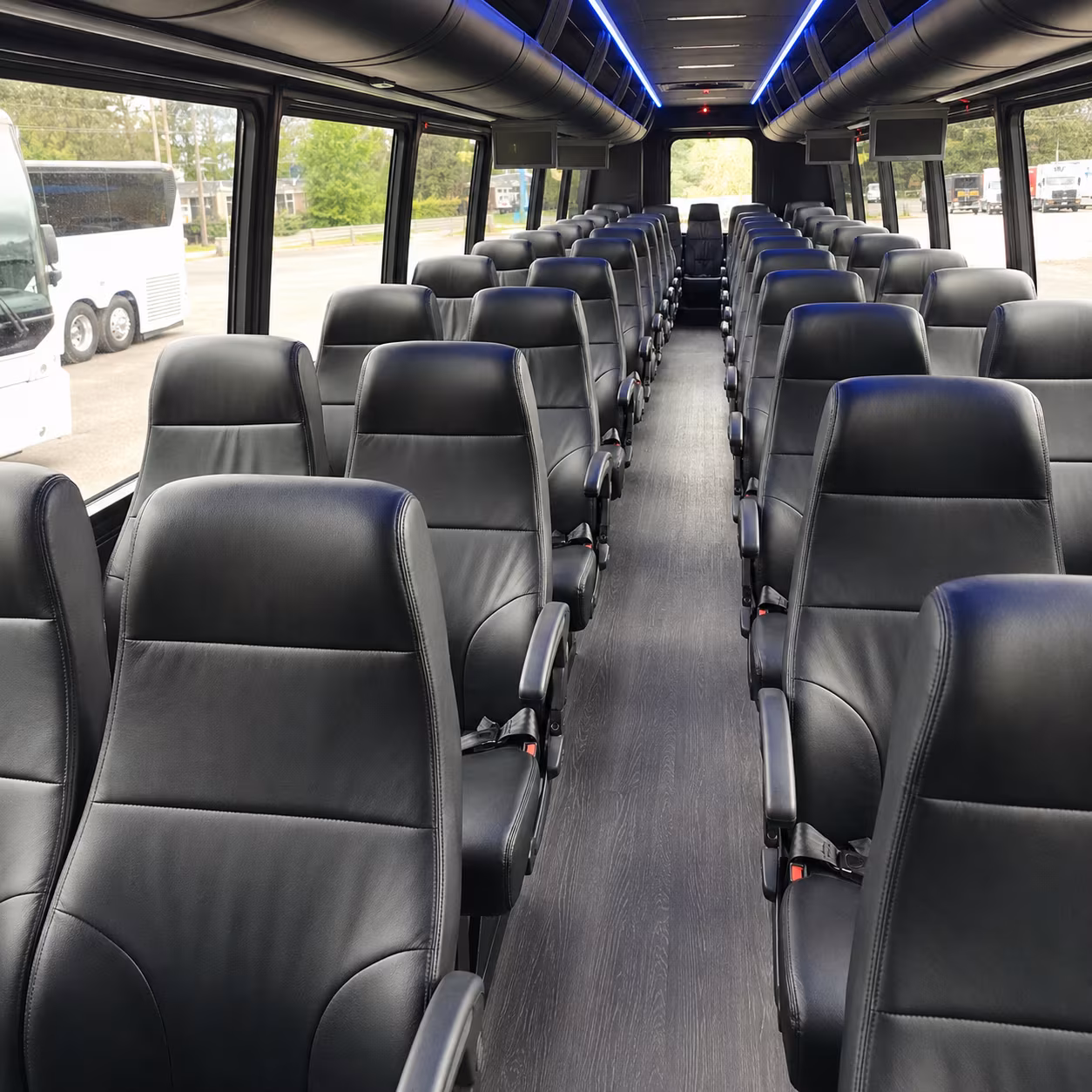 spokane valley 35 passenger minibus inside