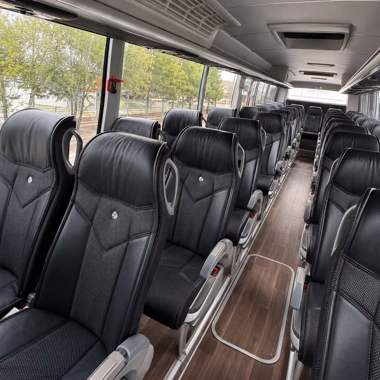 spokane valley charter bus inside