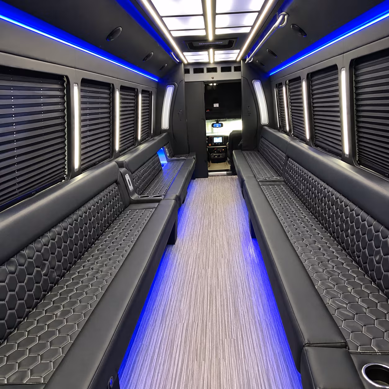 spokane valley party bus inside