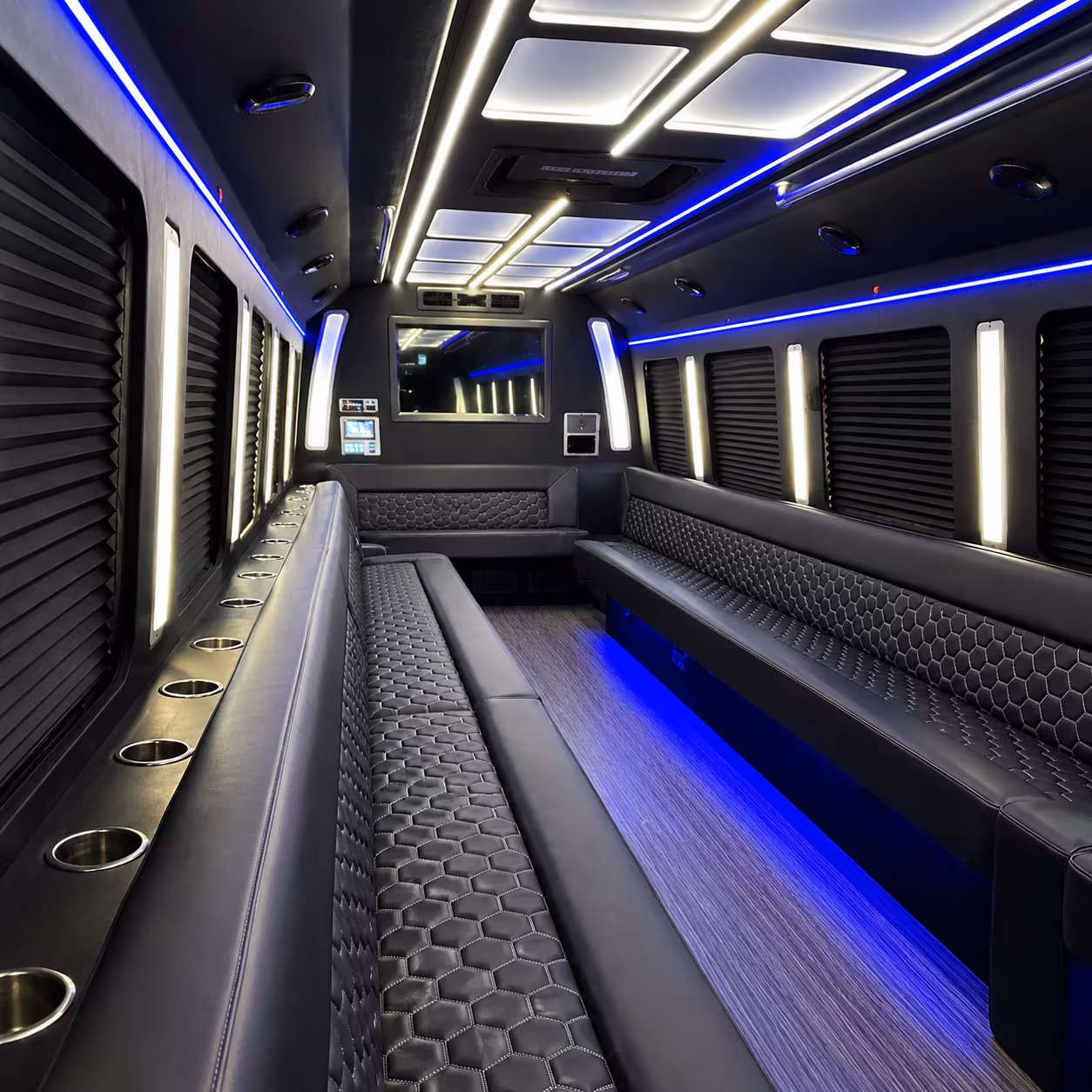 spokane valley party bus interior