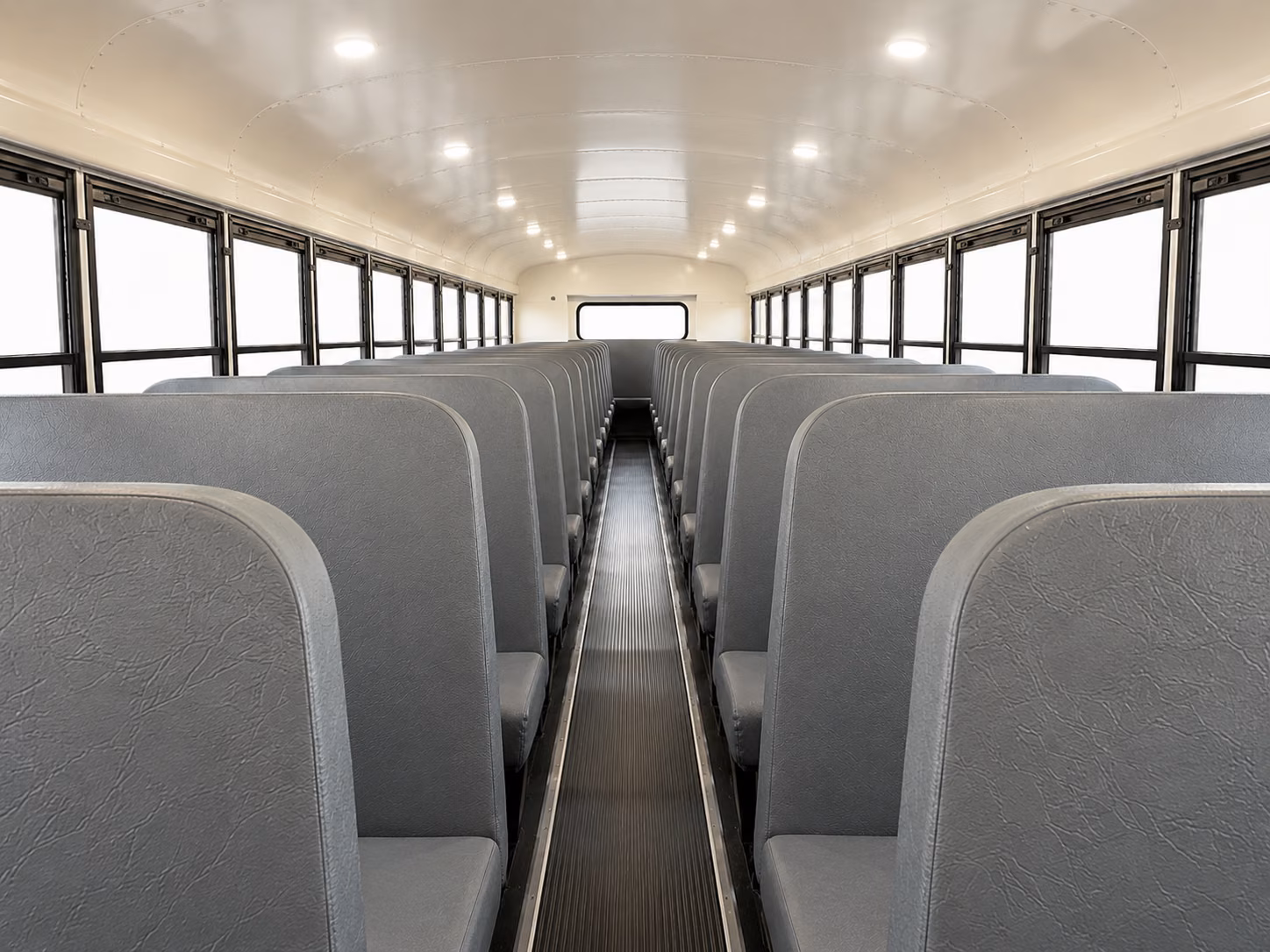 spokane valley school bus inside